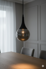 Lina Modern Füme Glop Camlı Tekli Sarkıt