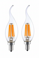 Rustik Kıvrık 4W E14 LED Ampul 400lm (2li paket)