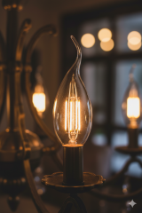 Rustik Kıvrık 4W E14 LED Ampul 400lm (4LÜ paket)