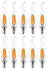 Rustik Kıvrık 4W E14 LED Ampul 400lm (10LU paket)