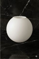 Beyaz Rengi 15 Cm Glop Fanus Avize Camı Beyaz