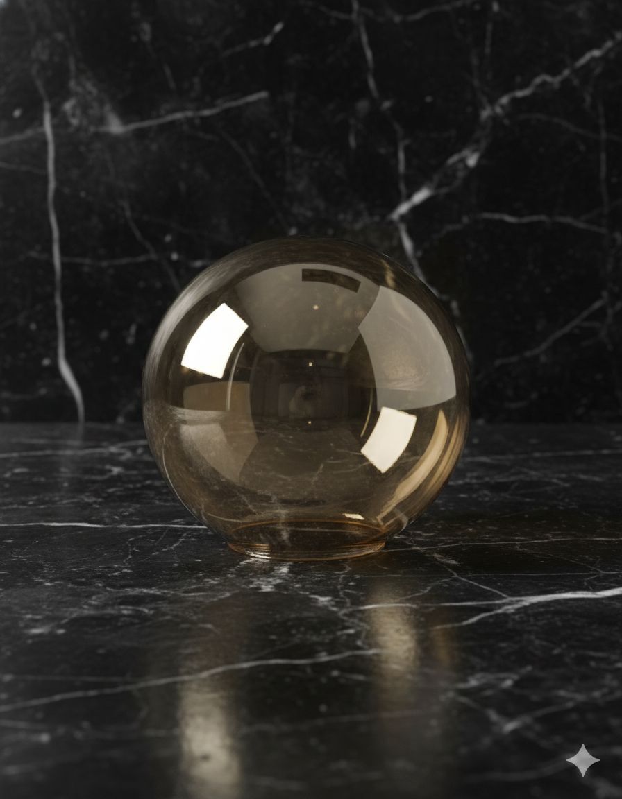 BAL Rengi 15 Cm Glop Fanus Avize Camı BAL