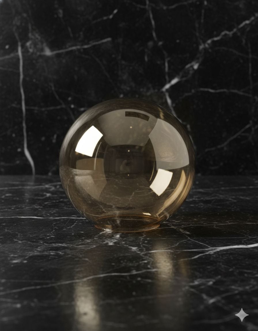 BAL Rengi 15 Cm Glop Fanus Avize Camı BAL