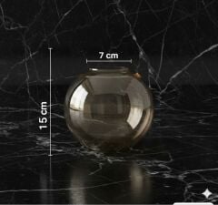 BAL Rengi 15 Cm Glop Fanus Avize Camı BAL